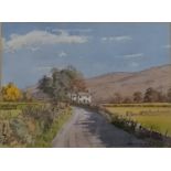 Henry Wilson Bracken (1920-1998), SUMMER RURAL SCENE, CUMBRIA, watercolour, framed, mounted,