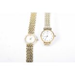 Two ladies Rotary watches To include a stainless steel Rotary Diamonds wristwatch and one other (2)