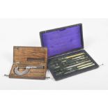 A cased L.S. Starrett Co. Athol, Mass. USA Micrometer No. 230, 0-1" .0001 Increments in original