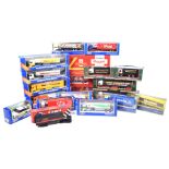 Eighteen boxed Corgi diecast vehicles Including four boxed Superhaulers, seven Corgi Commercial