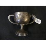 A silver cup Hallmarks for Birmingham, 1928, weight approx. 3.2oz.