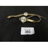 A 9ct gold Rotary ladies wristwatch Together with a Limit watch (2)