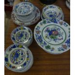 A mixed lot of Masons Regency pattern table wares