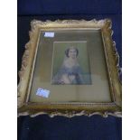 A framed Le Blonde Baxter print, The Princess Royal.