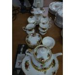 A quantity of Royal Albert Old Country Rose tea wares