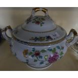 A Spode Chinese pattern double handled soup tureen