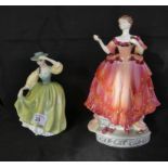 A Royal Doulton figurine 'Buttercup' together with a Coalport figurine English Rose Collection 1993,