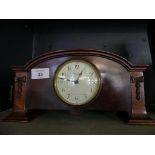 Russells Ltd Manchester, an Edwardian mahogany cased mantel clock