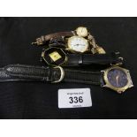 A selection of wristwatches To include Accurist and Torq (5).