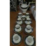 A Royal Doulton Carlyle coffee set