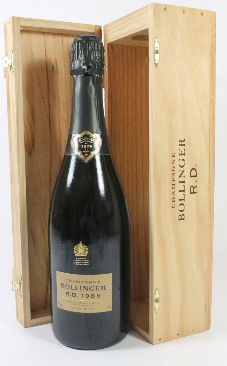 1 bottle Bollinger ‘R.D.’ Vintage Champagne 1985 (disgorged 08/98 ...