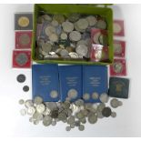 A collection of British coinage To include Queen Victoria and later silver coinage, to include