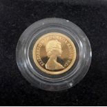 A Queen Elizabeth II cased gold proof sovereign dated 1979