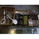 Collection of white metal silver and jewellry to include silver cigarette box, white metal purse and