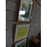 Frances Seba Smith, a group of three limited edition monoprints Depicting 'Aires' ram, 'La