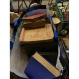 A collection of various books Including various leather bound books, historical books, etc. (qty)