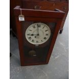 An early 20th Century oak cased Gledhill-Brook time recorder The rectangular case enclosing a 25cm