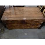 A 19th Century camphor wood chest