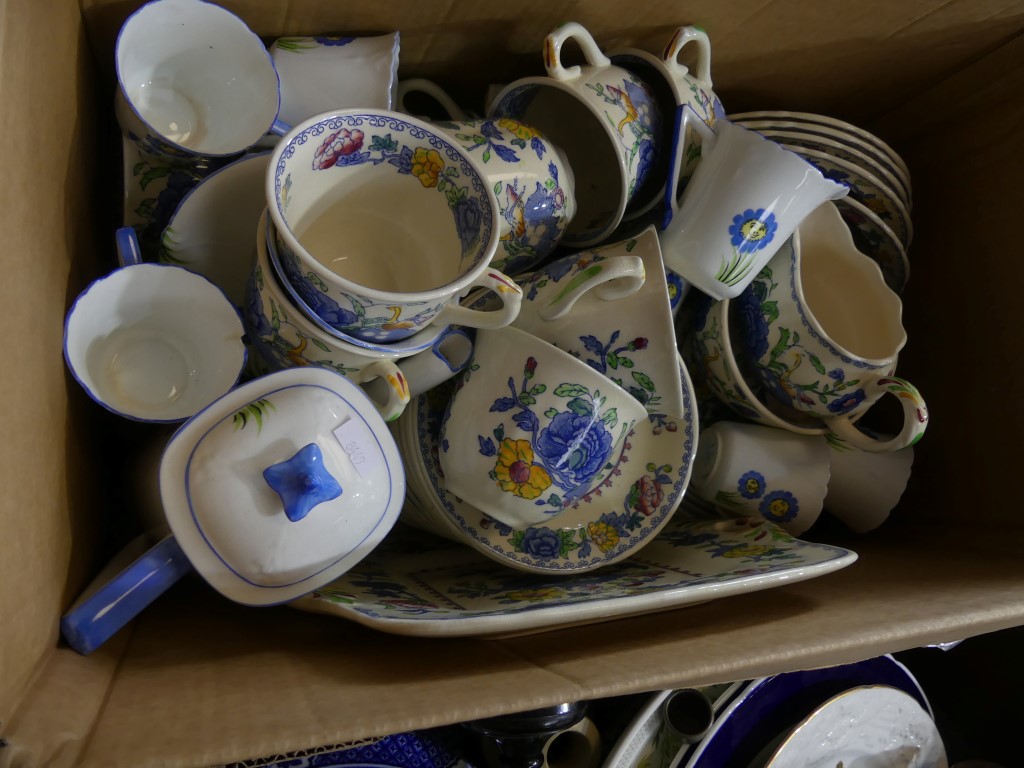 A Mason's 'Regency' part tea service Comprising tea cups, saucers, bowls, etc, together with another
