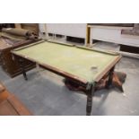 An Early 20th Century quarter size snooker table by Rileys.