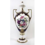 A Spode Balmoral vase Produced to commemorate the 200th Anniversary of the creation of Fine Bone