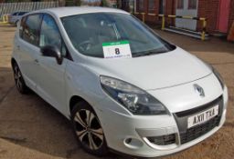 A RENAULT Scenic 1.5 Dynamiq TT dciSA 5-Door, Automatic, Diesel, Hatchback MPV, Registration No.