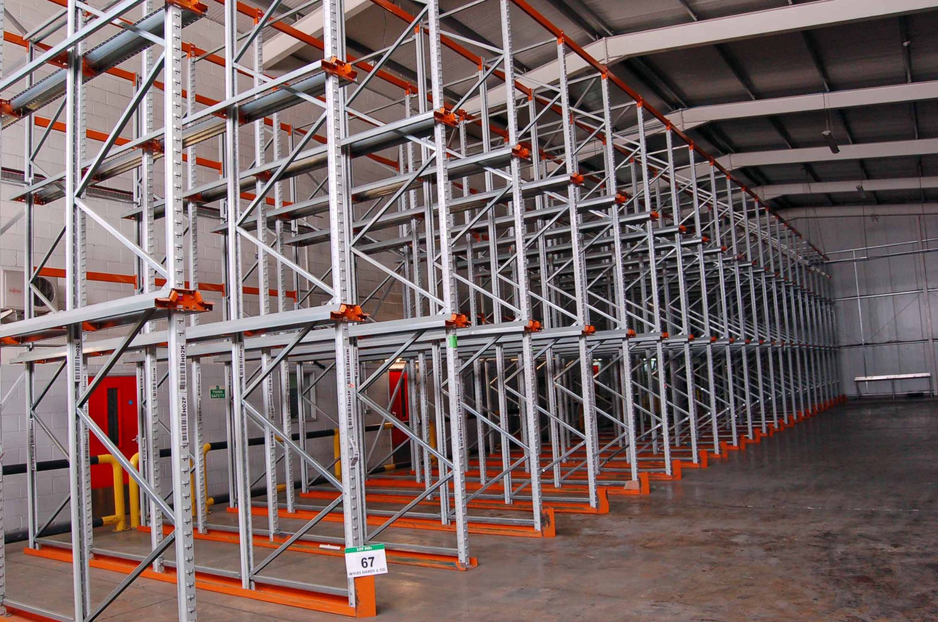 Twenty Three Bays APEX UK20 750Kg Rated 3-Tier Drive-In Pallet Racking with Approx. One Hundred