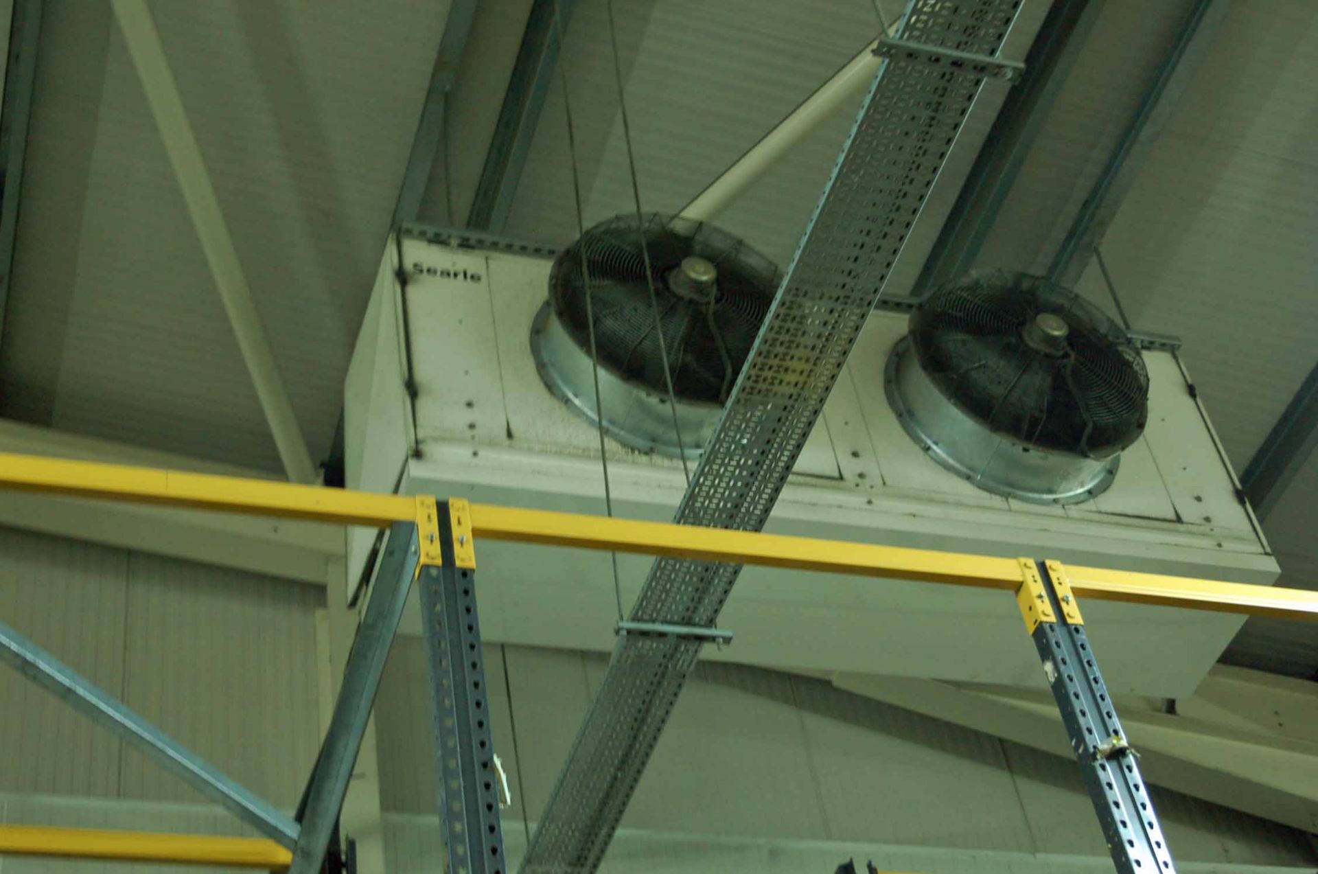 Four SEARLE Ceiling mounted Twin Fan High Volume Chiller Evaporator Units (THIS LOT IS USE - Image 3 of 3