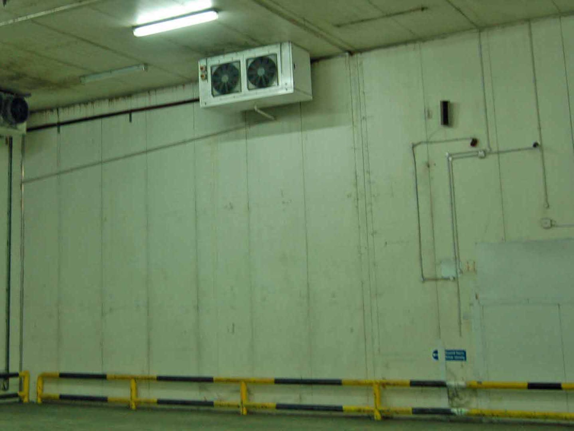 Two Stainless Steel Clad Ceiling mounted Triple Fan Chiller Fan Evaporator Units, Two Stainless - Image 6 of 7