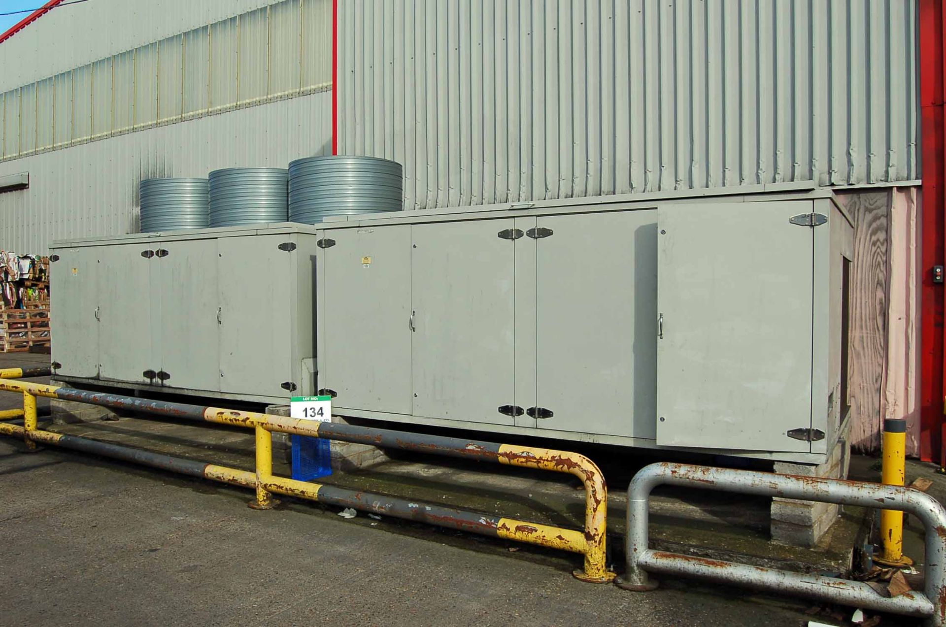 Two Triple Fan Chiller Condenser Units (THIS LOT IS USE RESERVED UNTIL JULY 2019, LIKELY TO BE MID