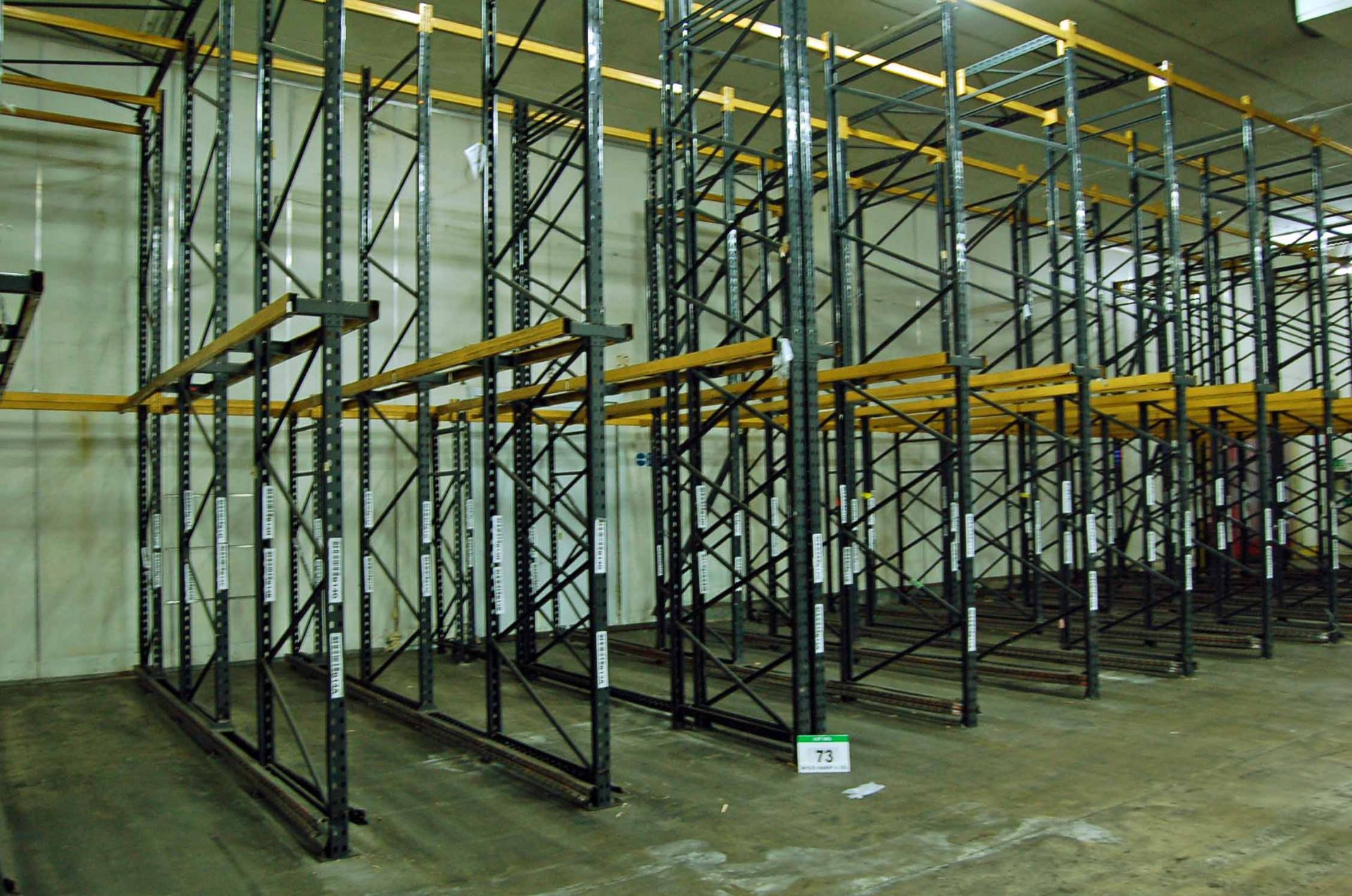 Twenty Bays LINK 51E 2-Tier Drive-In Pallet Racking with Approx. Fifty Five 5M Tall Uprights,