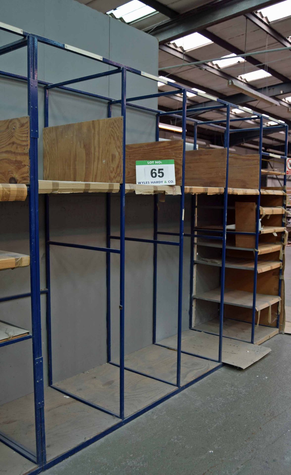 A 3.5M x 2.5M x 0.8M Welded Steel Parts/Stock Rack (As Photographed)