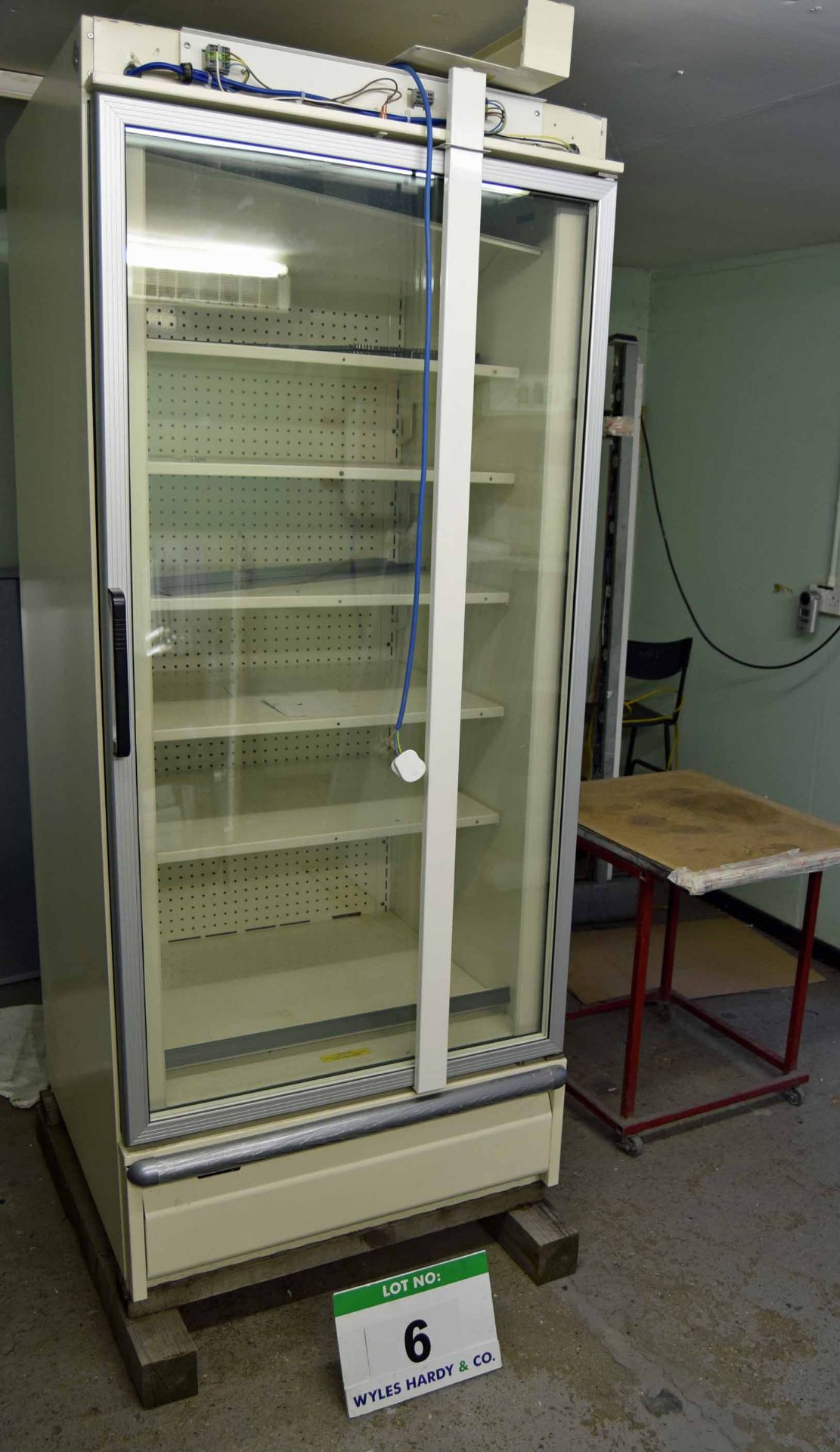 A VERCO W312 Single Door Chiller Test Rig including Remote Fan Bar, Chiller Tubs and Bolt-On Panels