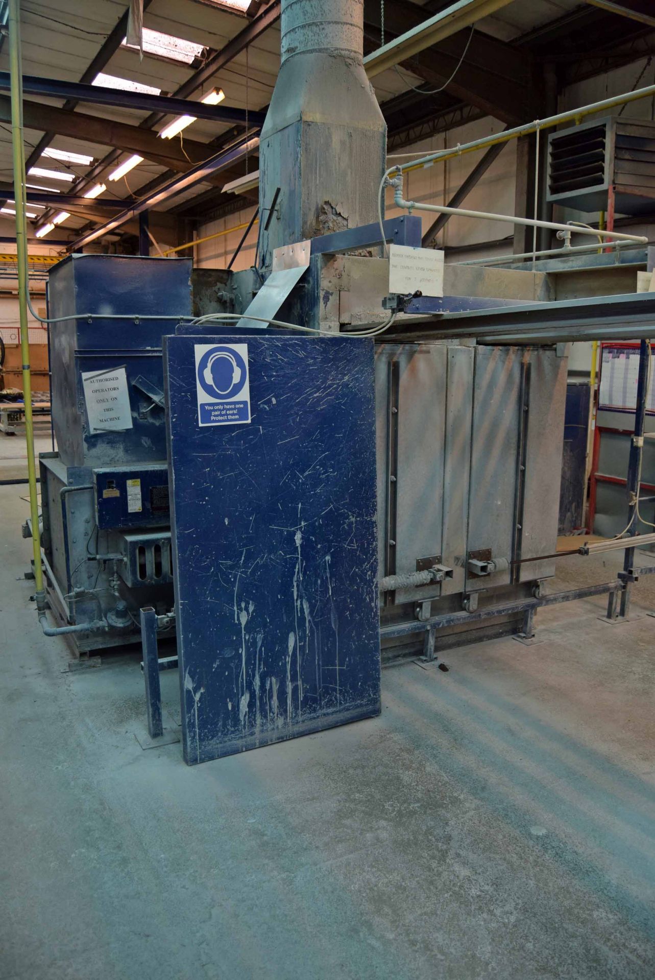 An Approx. 14M Double Sided Power Coating Paint Line with DRAVO Oven, Twin Powder Cyclone Filtration - Image 8 of 8