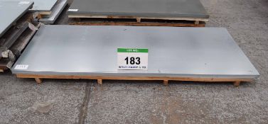 Sixty Sheets of 2500mm x 1000mm x 0.7mm Steel