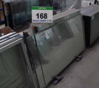 Ten 1420mm x 720mm x 20mm Sealed Double Glazed Units, Seventeen 1285mm x 885mm x 3mm Glass Panels