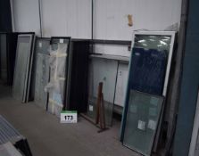 A Quantity of Glazed Units, Glass Doors and Mirrors (As Photographed)