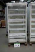 A VERCO C960 960mm x 2034mm Multideck Chiller Cabinet (Unused) and Shelving Unit (As Photographed)