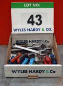 A Box of Hand Tools (As Photographed)