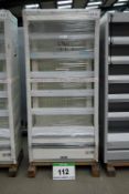 A VERCO C960 960mm x 2034mm Multideck Chiller Cabinet (Unused) and Shelving Unit (As Photographed)