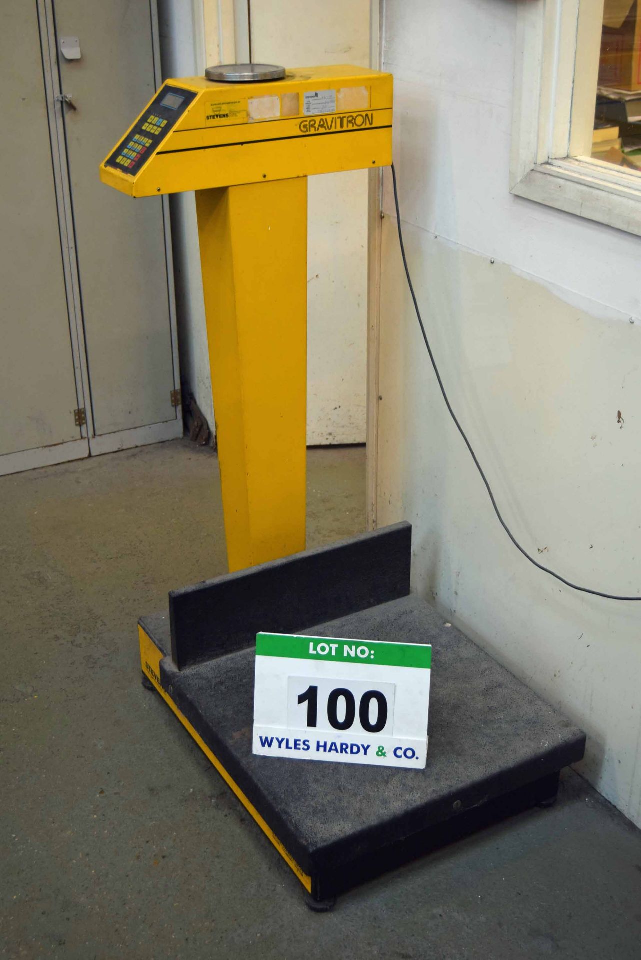 A STEVENS GRAVITRON Platform Weigh Scale and Counting Scale (As Photographed)