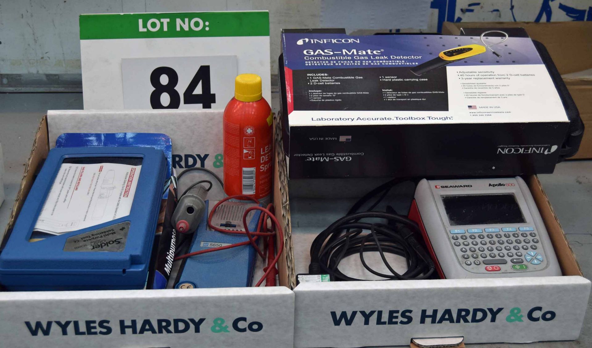 Two Boxes of Test Equipment including a SEAWARD Apollo 600 Pat Tester (As Photographed)