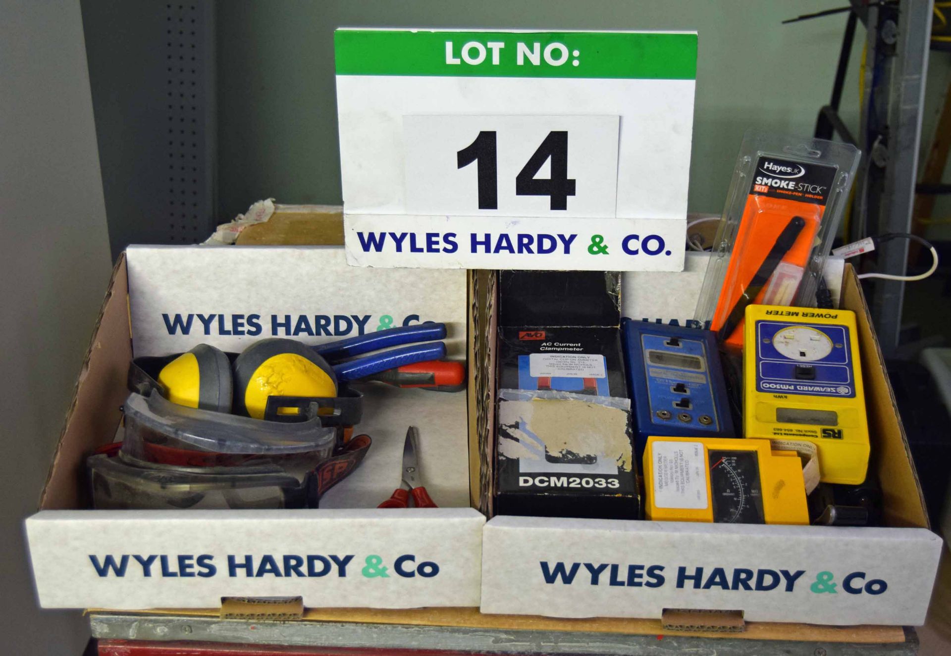 Two Boxes of Hand Tools and Test Equipment (As Photographed)