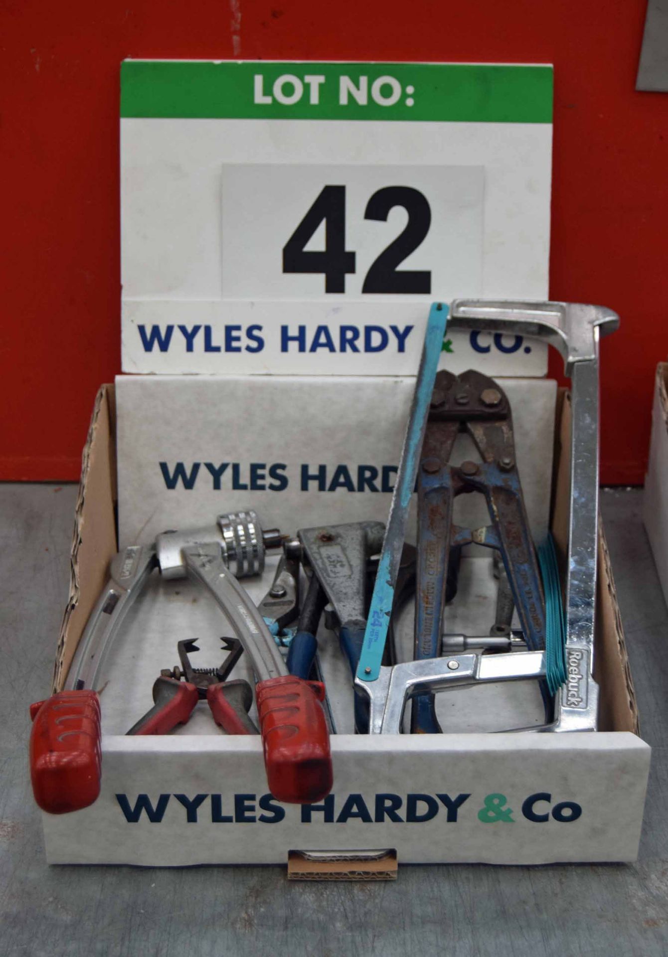 A Box of Hand Tools (As Photographed)