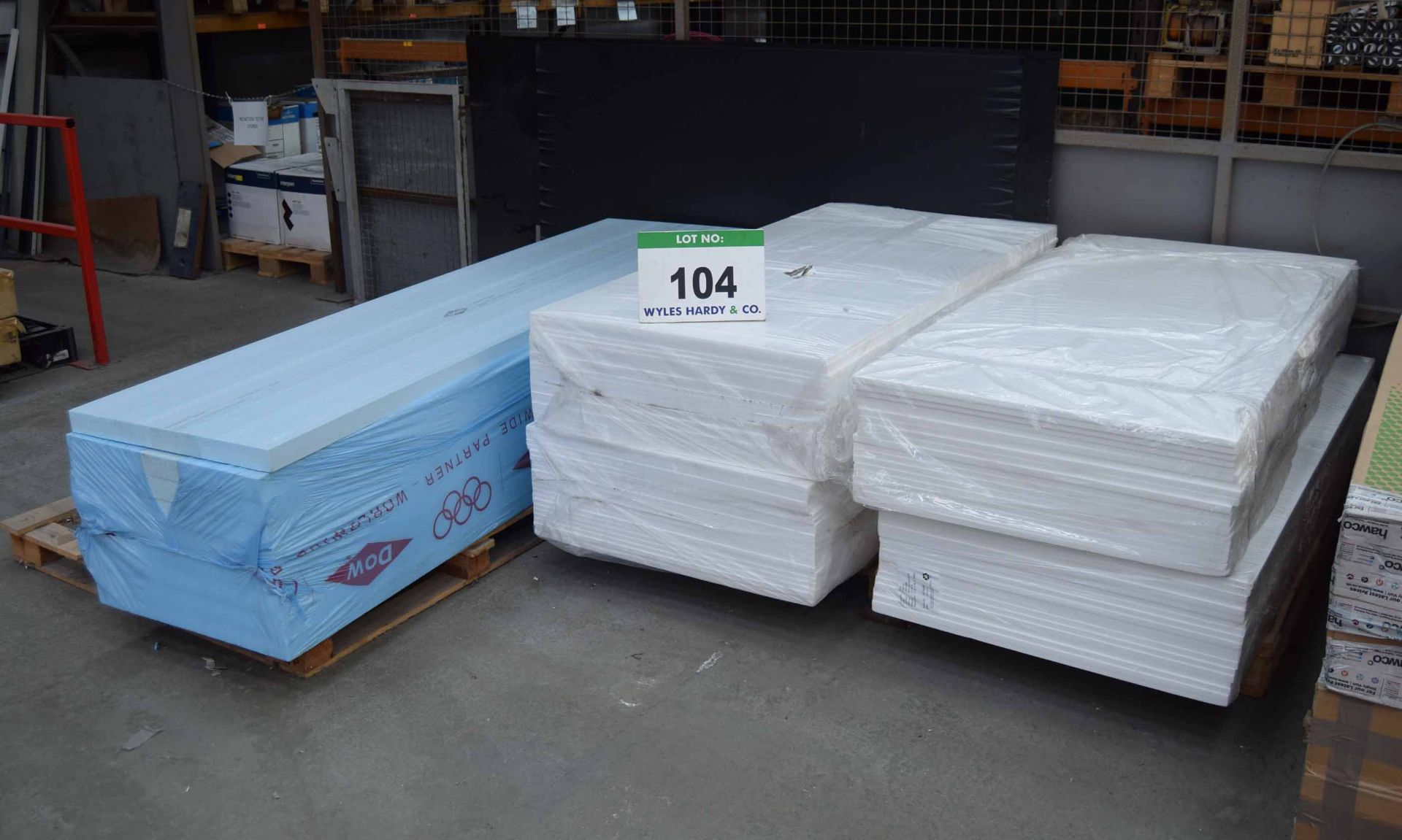 Three Pallets of Foam Insulation Panels (As Photographed)