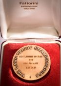 A Cast Bronze Medal, 30mm diameter, with the words The Lawn Tennis Championships in Relief and the