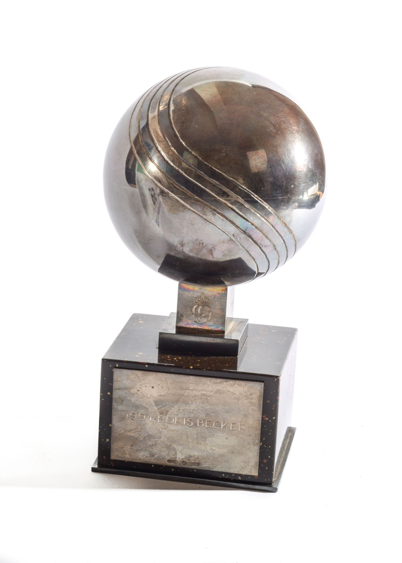 A Sterling Silver (925 Standard, 1991 BORGILA) Winners Replica Trophy 1991 Stockholm Open Singles in - Image 2 of 3