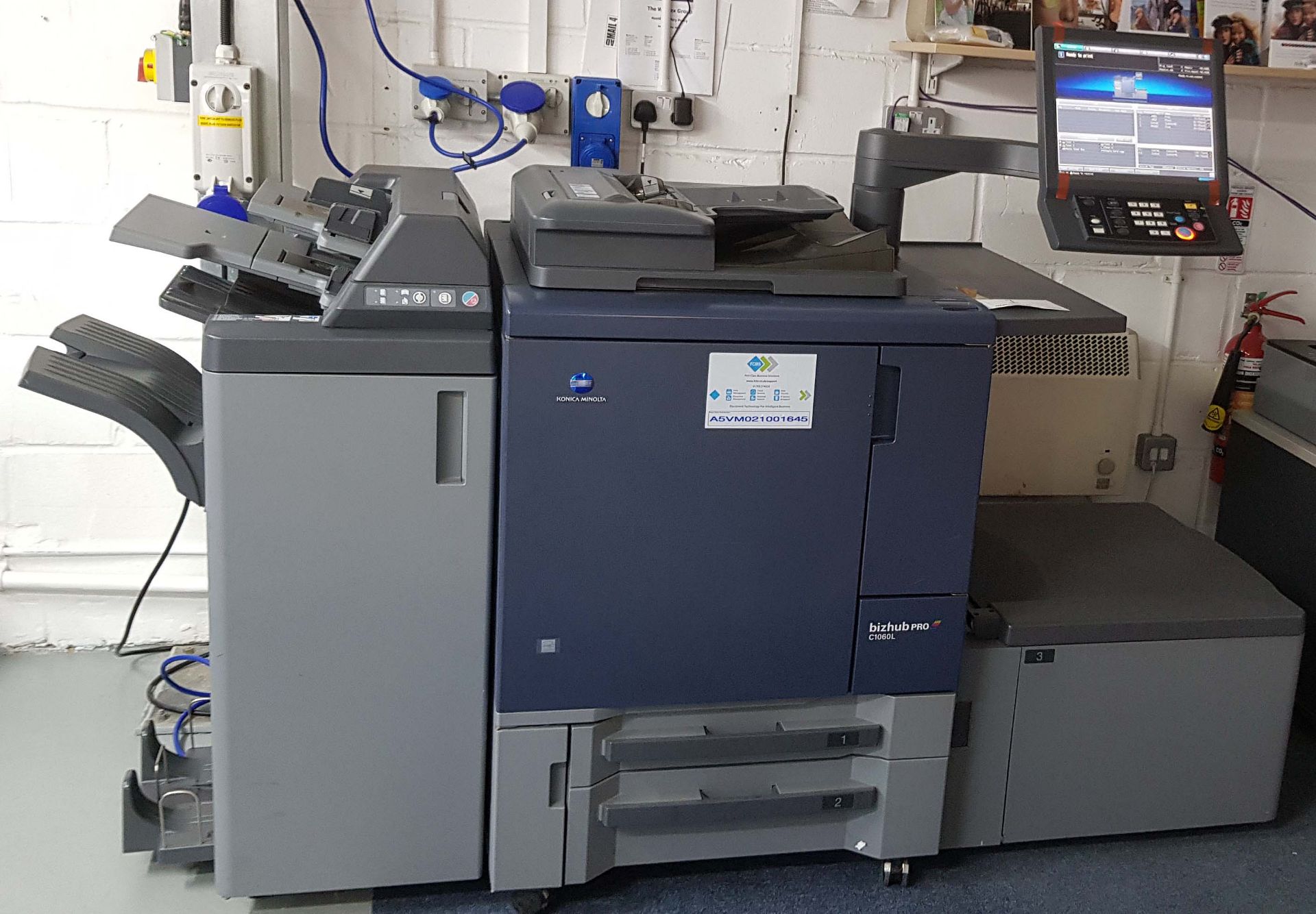 A KONICA MINOLTA Bizhub Pro C1060L Digital Colour Printing Machine,