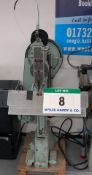 A MONOTYPE Boston Stitcher No. 7 Wire Saddle Stitching Machine and Nine Various Parts (Used and