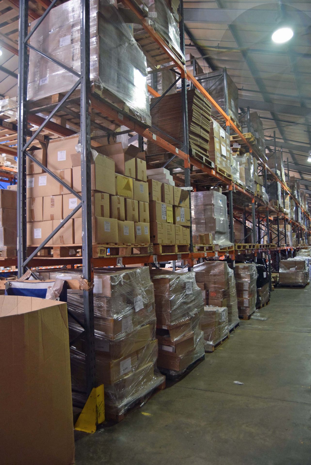 The Warehousing 4-Tier Pallet Racking providing Approx. 1750 Pallet Positions (Standard Pallets) ( - Image 5 of 6